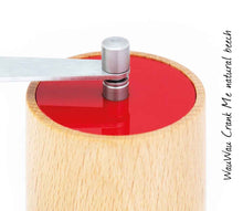 Load image into Gallery viewer, Chili Pepper Grinder: Crank me - natural beech (Top: red) - wauwaustore
