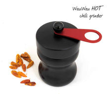 Load image into Gallery viewer, Chili Pepper Grinder: HOT - black semigloss - wauwaustore
