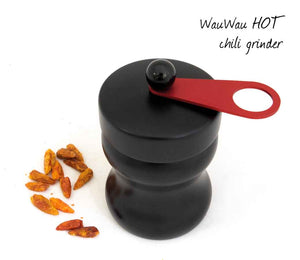 Chili Pepper Grinder: HOT - black semigloss - wauwaustore