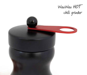 Chili Pepper Grinder: HOT - black semigloss - wauwaustore