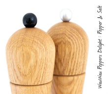 Load image into Gallery viewer, Grinder Set: Peppers Delight - natural oakwood - wauwaustore
