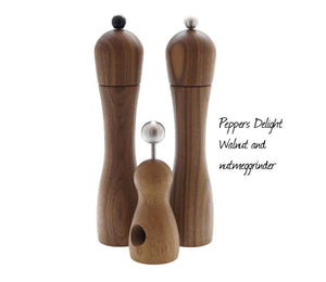 Grinder Set: Peppers Delight&Polly Molly - walnut - wauwaustore