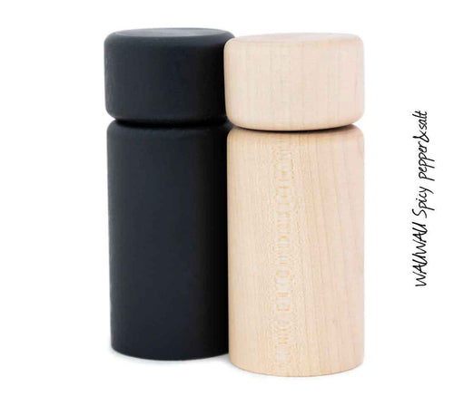 Grinder Set: Spicy - beech black/natural maplewood - wauwaustore